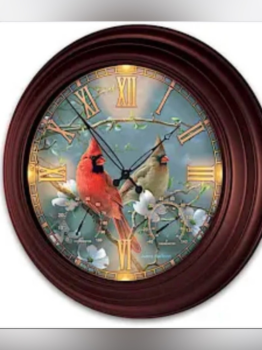 The Bradford Exchange Illuminated Atomic Wall Clock
